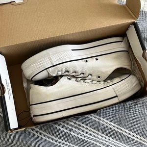 COPY - White platform converse